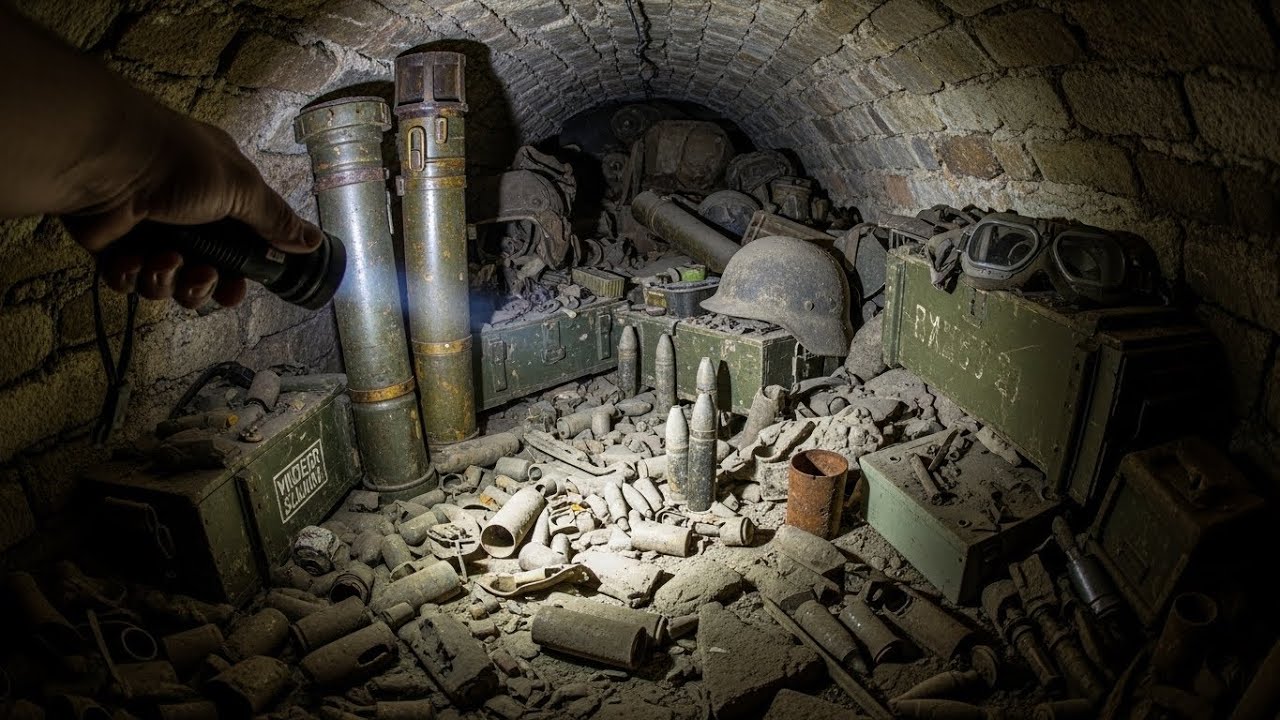 Walking Into an 80-Year-Old WW2 Weapons Cache — Never Disturbed