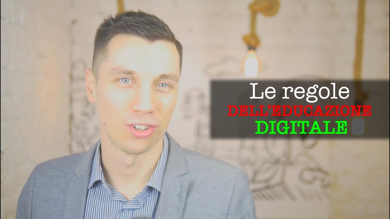 Le regole dell'educazione digitale