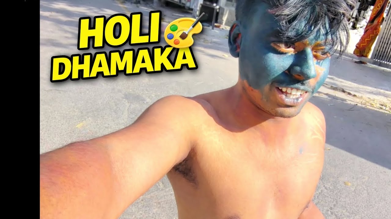 Holi hai bhyii harkat dekh lo😂.......#trending #minivlog #vlog #holi #comedy #delhi