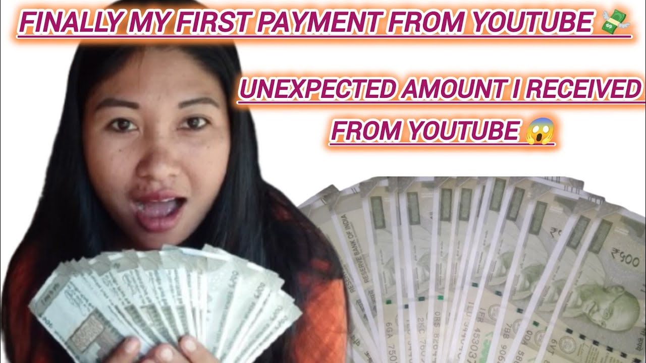 Finally my first payment from YouTube 💸||thankyou guys so much for your love and support 🙏||