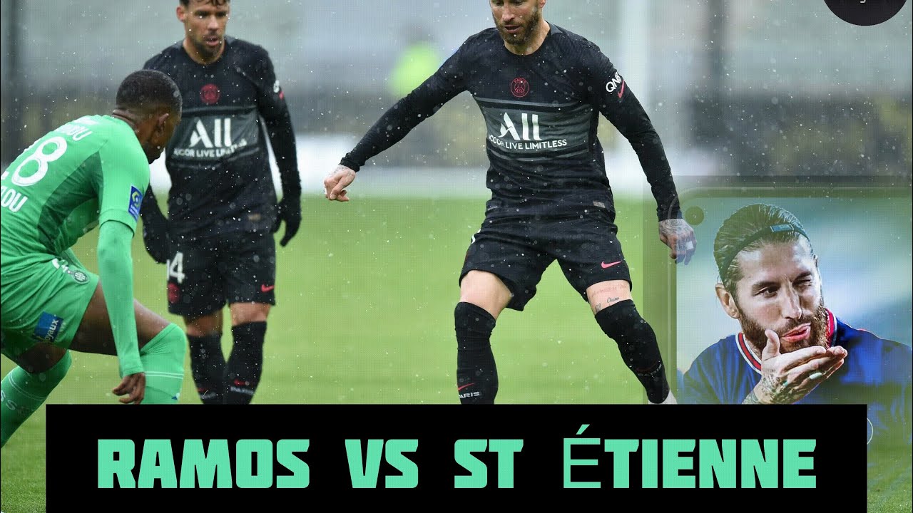 Sergio Ramos vs Saint-Etienne🔥🔥🇪🇸