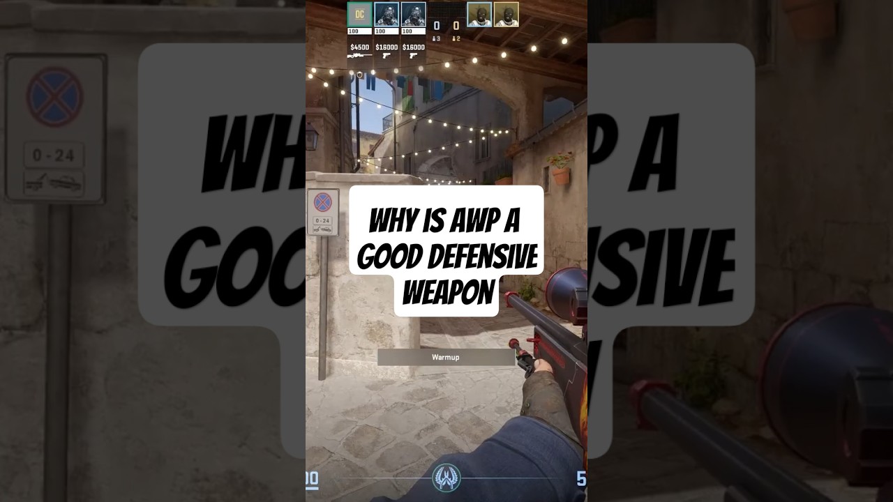 Why Is Awp a Good Defensive Weapon #cs2 #csgo #counterstrike #tutorial #gaming #awp #awp