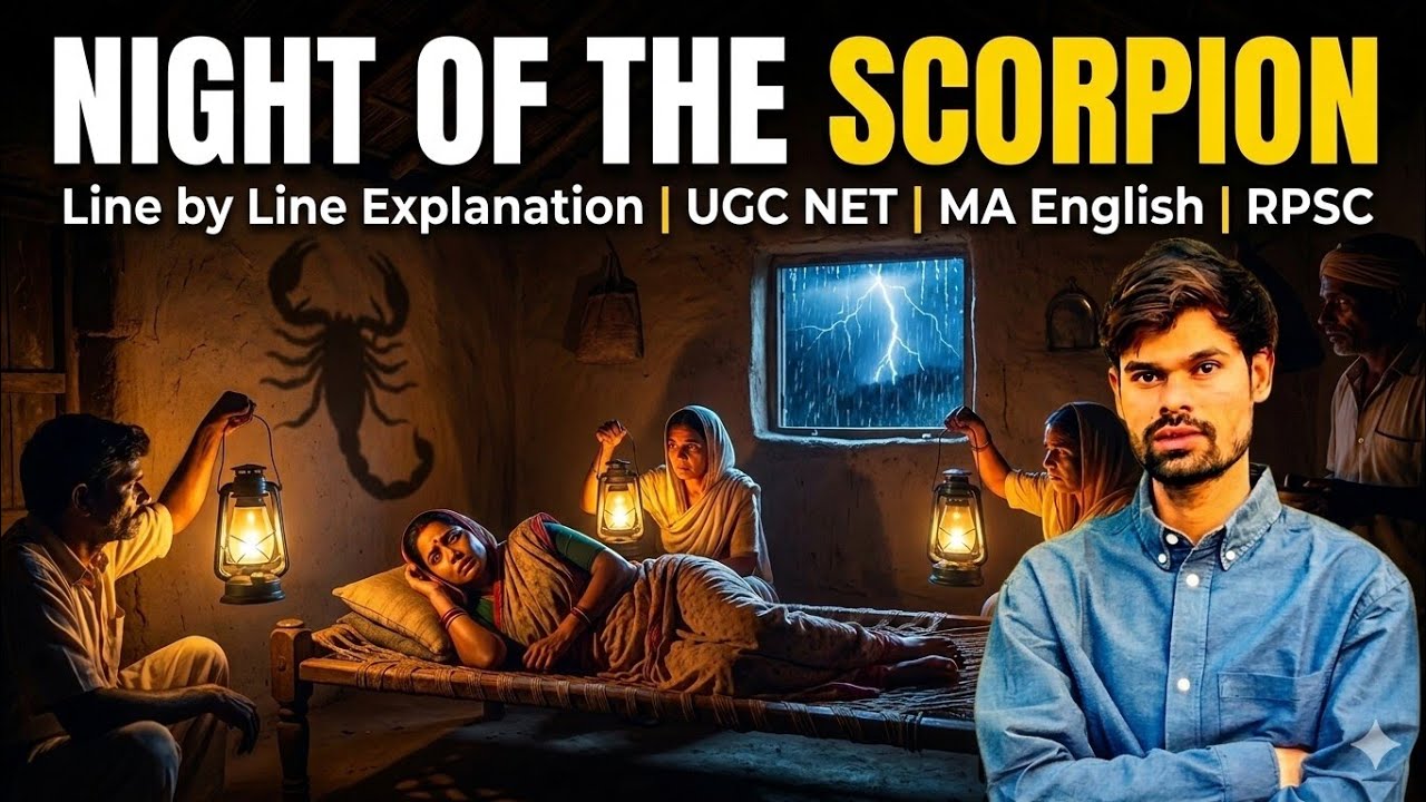 Night of the Scorpion by Nissim Ezekiel | Complete Explanation | RPSC GRADE II|