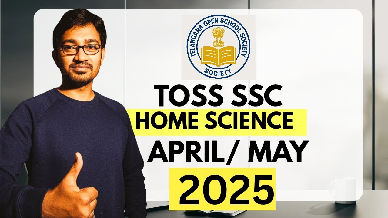 TOSS SSC Home Science 2025 | April/May Question Paper Explanation by Aijaz Sir @aijazsirr 