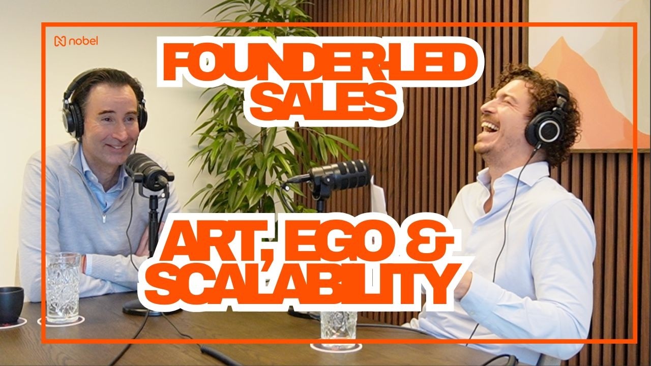 How Bart perfected the art of Founder-led sales and personally closed over 300 (Enterprise) logo's