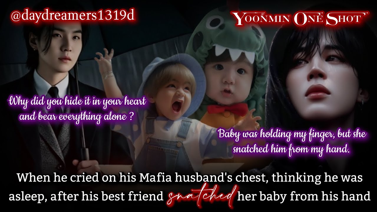 When he cried on his Mafia husband's chest at midnight thinking he asleep after [Yoonmin One Shot]