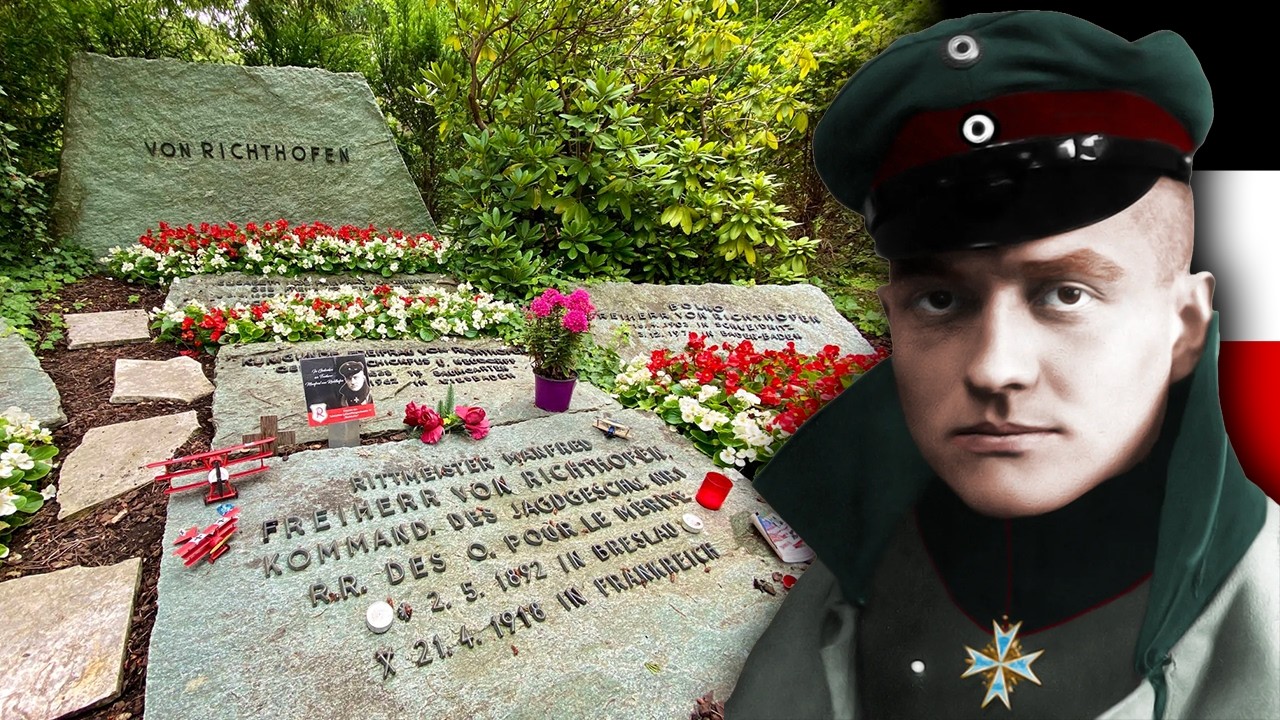 Rittmeister Manfred von Richthofen - How to find the grave of the Red Baron in Wiesbaden/Germany
