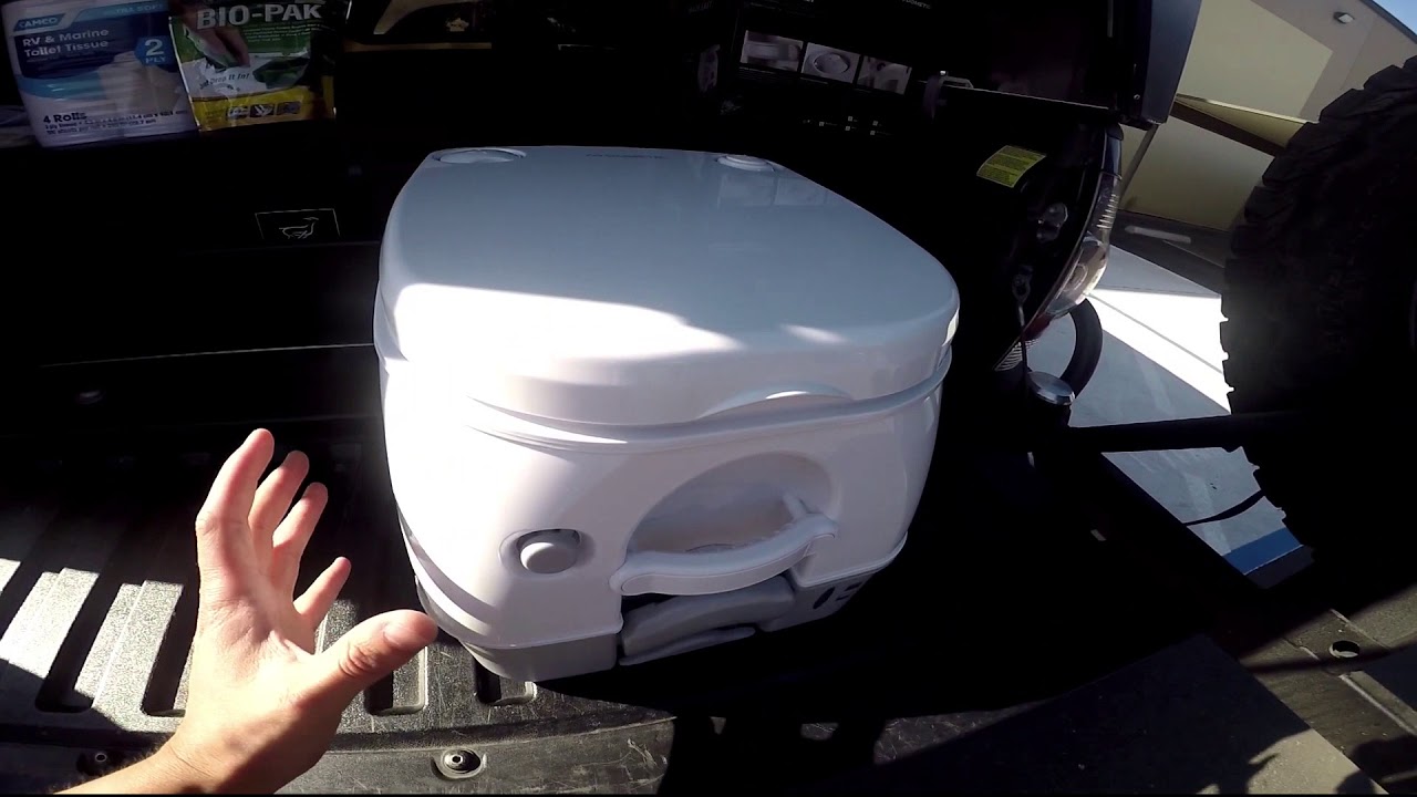 How to use a portable toilet