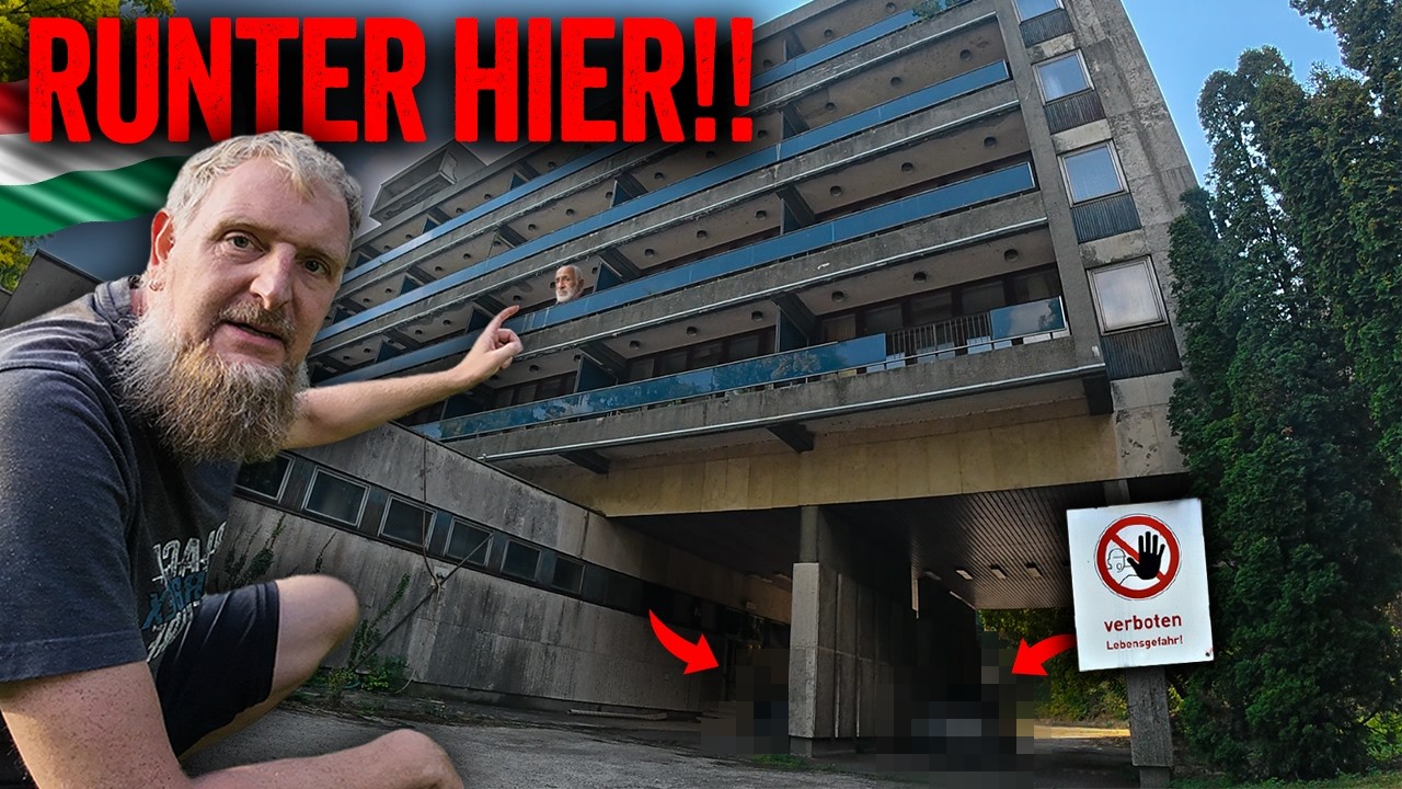 Wir schleichen uns ran… dann brüllt jemand „Hey, privat!“ | Ankunft am Balaton 🇭🇺 LOST PLACE #ungarn