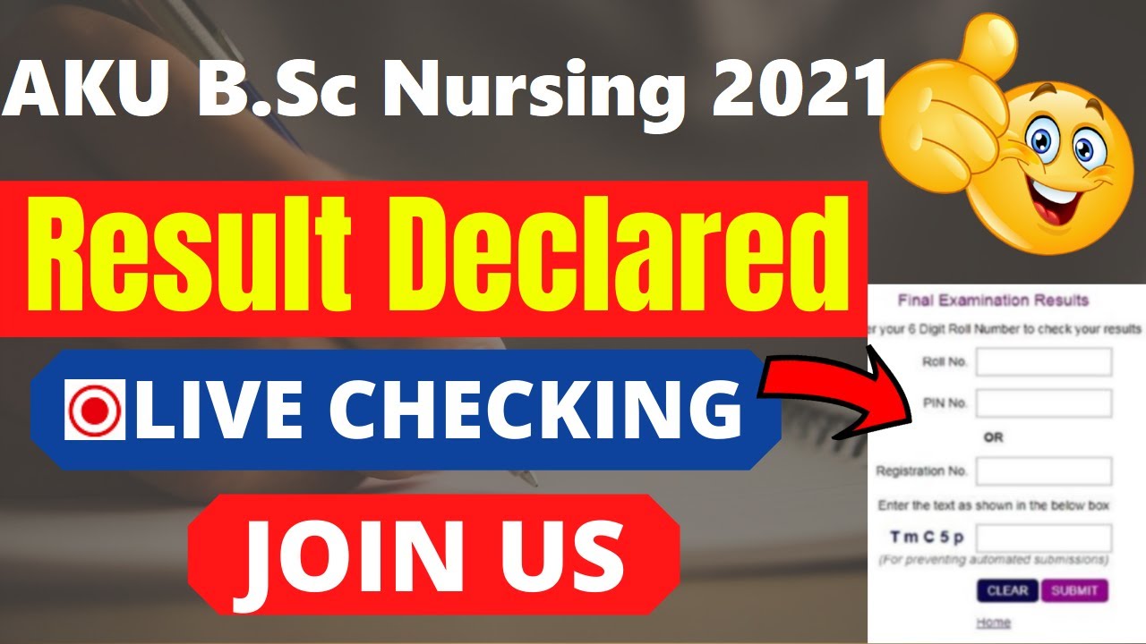 AKU B.Sc Nursing 2021 Result (Declared) - Check 1st, 2nd, 3rd Year Results Here