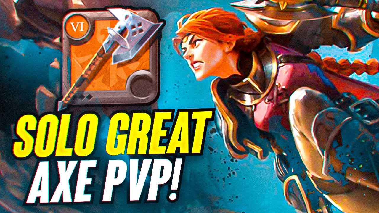 This Build Mows Down Enemies! (Literally?!?) | Solo GreatAxe PvP | Albion Online