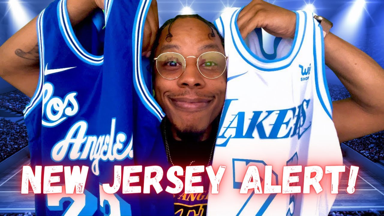 2021 Lakers Hardwood Classics Jersey Unboxing Plus City Edition Comparison... The Blue is Official!