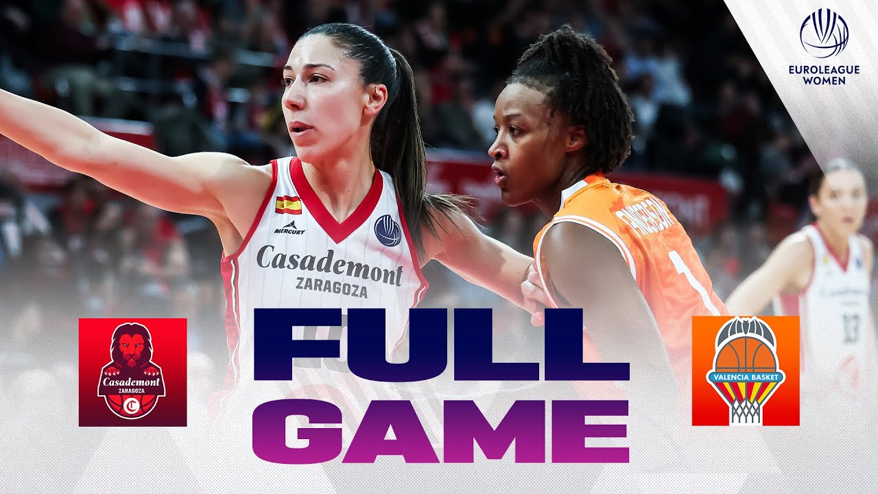 Second Round | ZARAG v VBC | Full Basketball Game | EuroLeague Women 2025-26