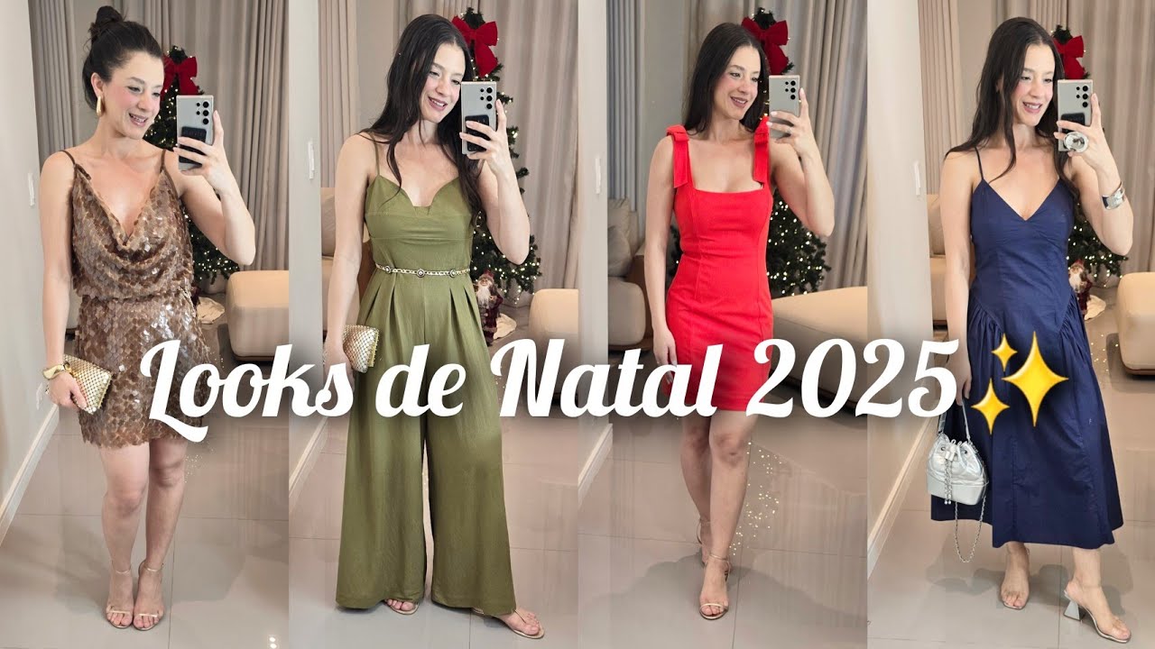 🎄❤️IDEIA DE LOOKS PARA USAR NO NATAL 2025❤️🎄