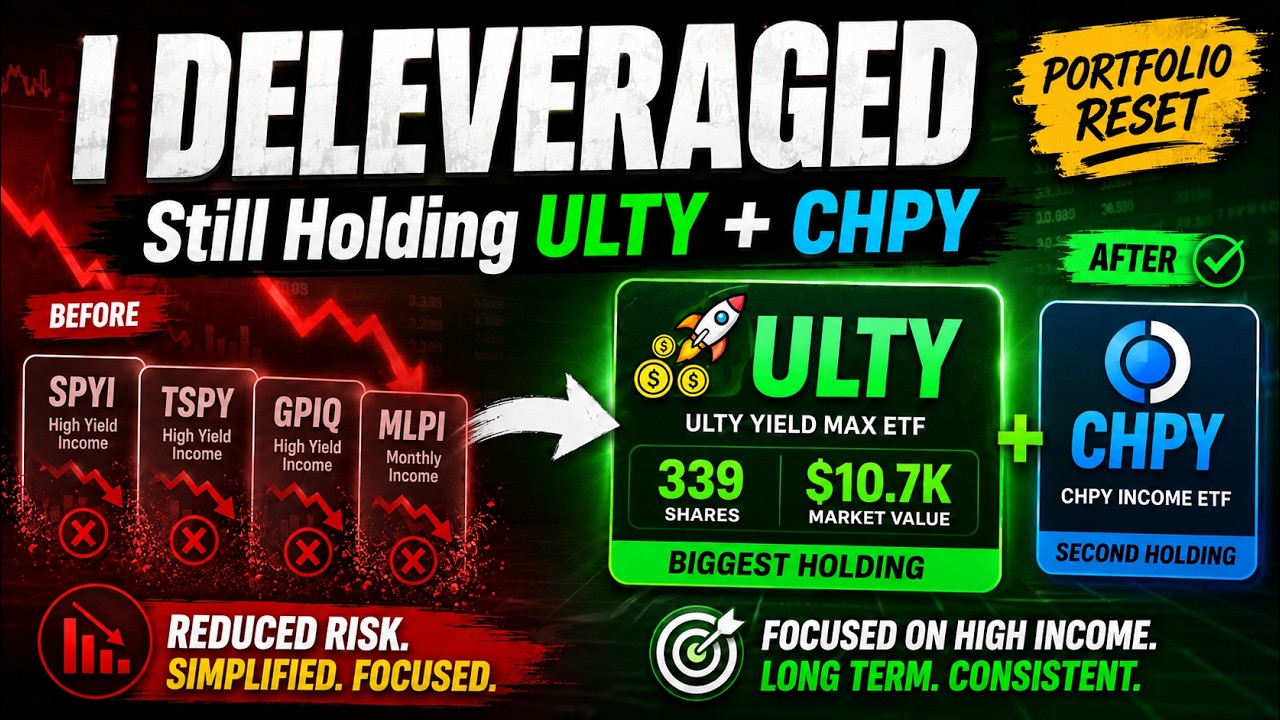 I Sold Almost Every Income ETF Except ULTY & CHPY &mdash; Portfolio Update