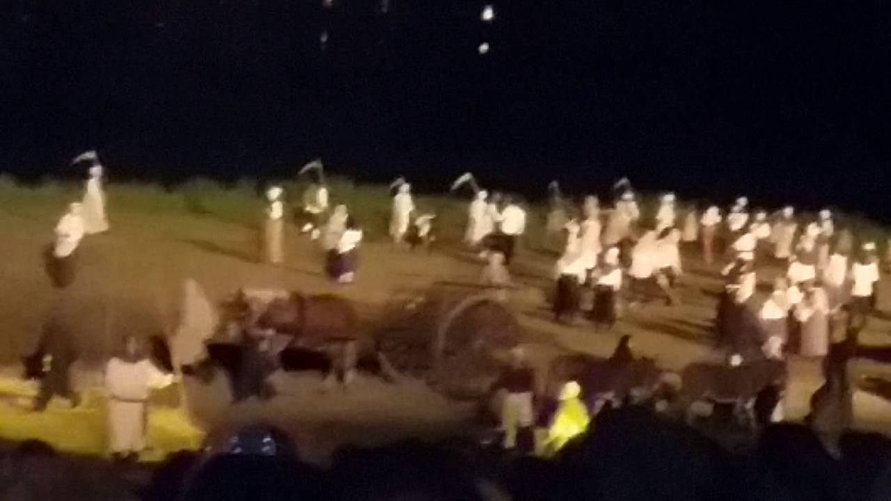 Spectacle au chateau de Saint Fargeau le 15/08/2015