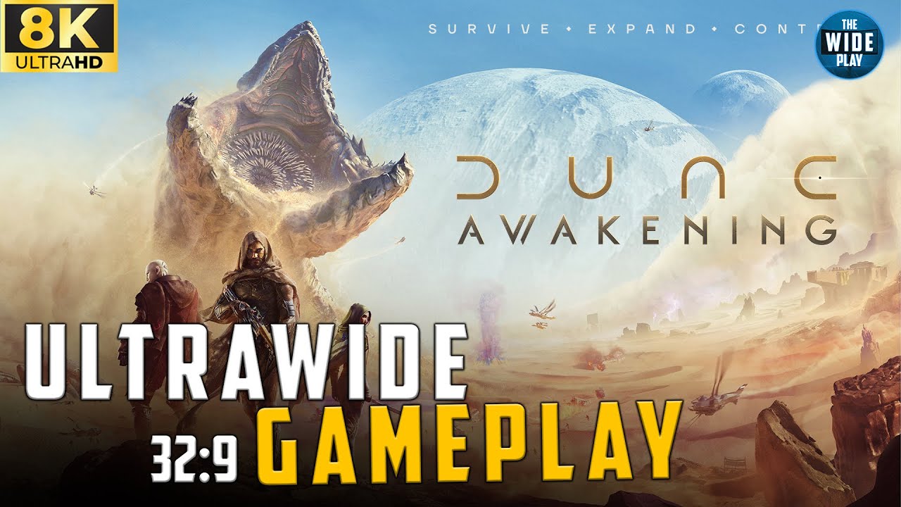 Dune Awakening Ultrawide Gameplay – 7680x2160 32:9 (No Commentary)