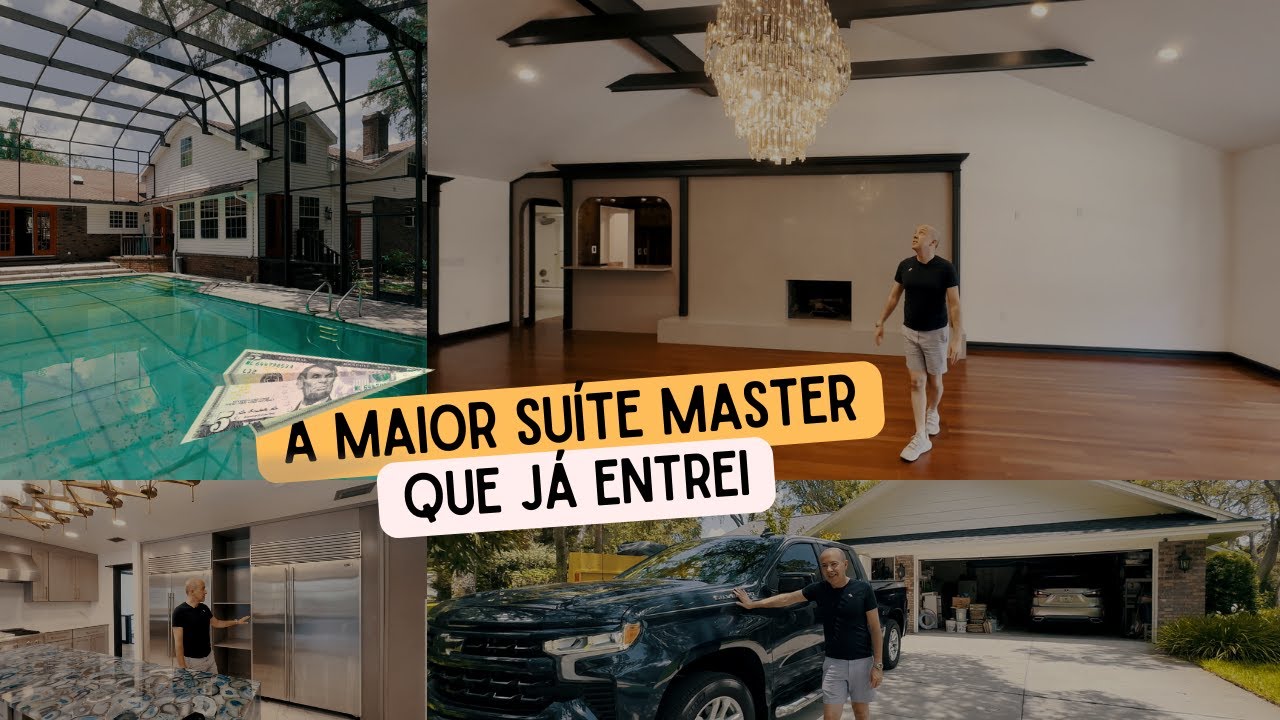 CASA ENORME Á VENDA EM LONGWOOD/ORLANDO +  MINHA ROTINA NOS EUA