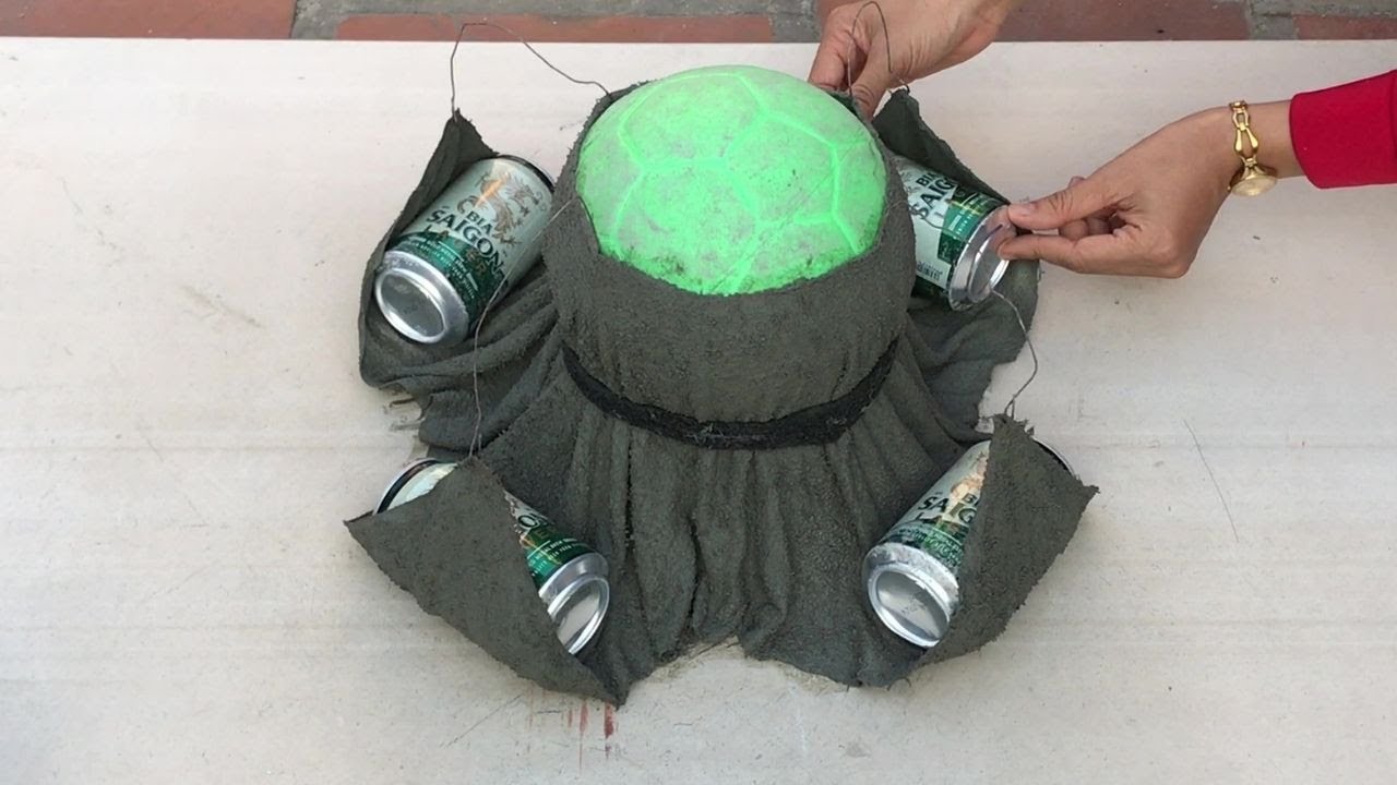 Ideas From Old Towels And Cement / Design Flower Pots At Home