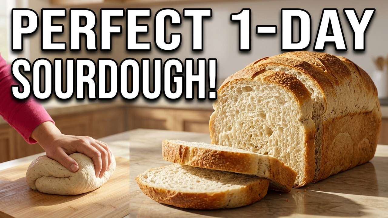 Soft Sourdough Sandwich Bread