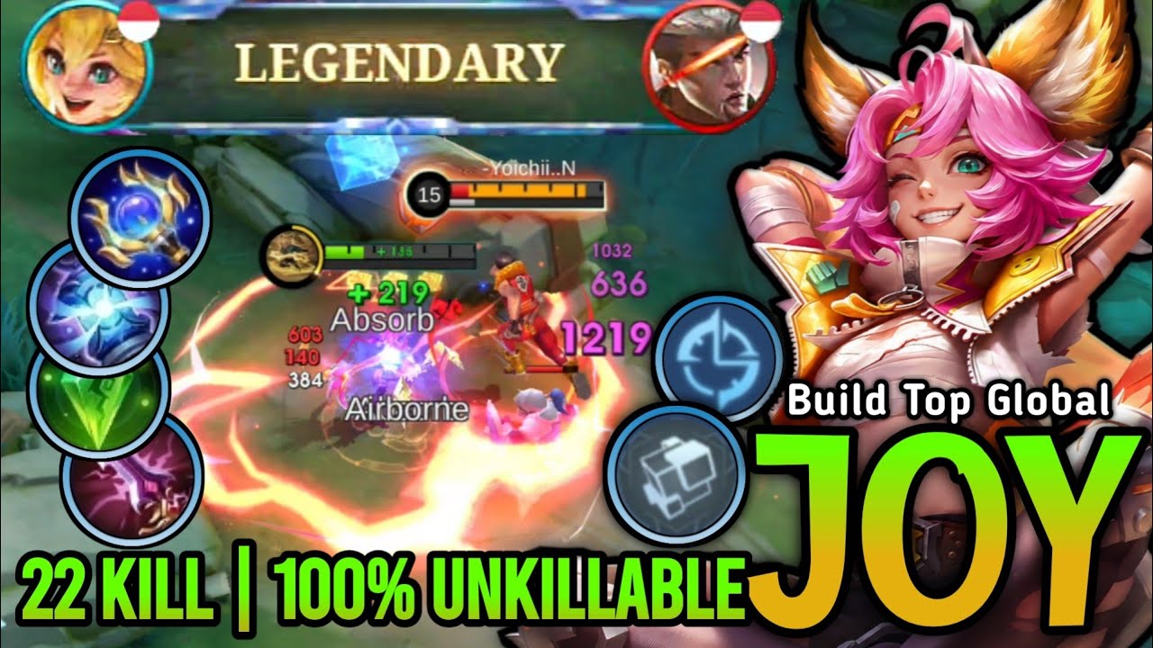 100% UNKILLABLE!! Joy Gameplay Build 2026! - Build Top Global Joy ~ Mobile Legends