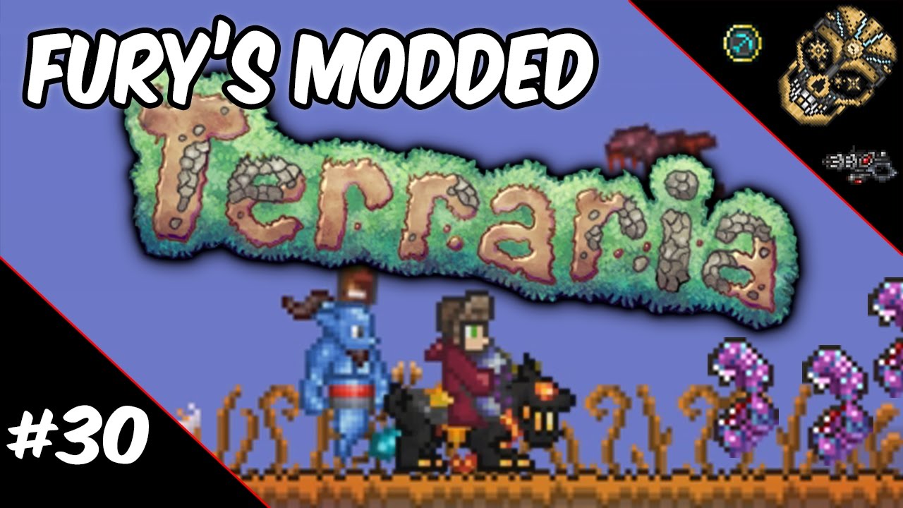 Fury's Modded Terraria | Episode 30:  Bernie, the Infernal Hound