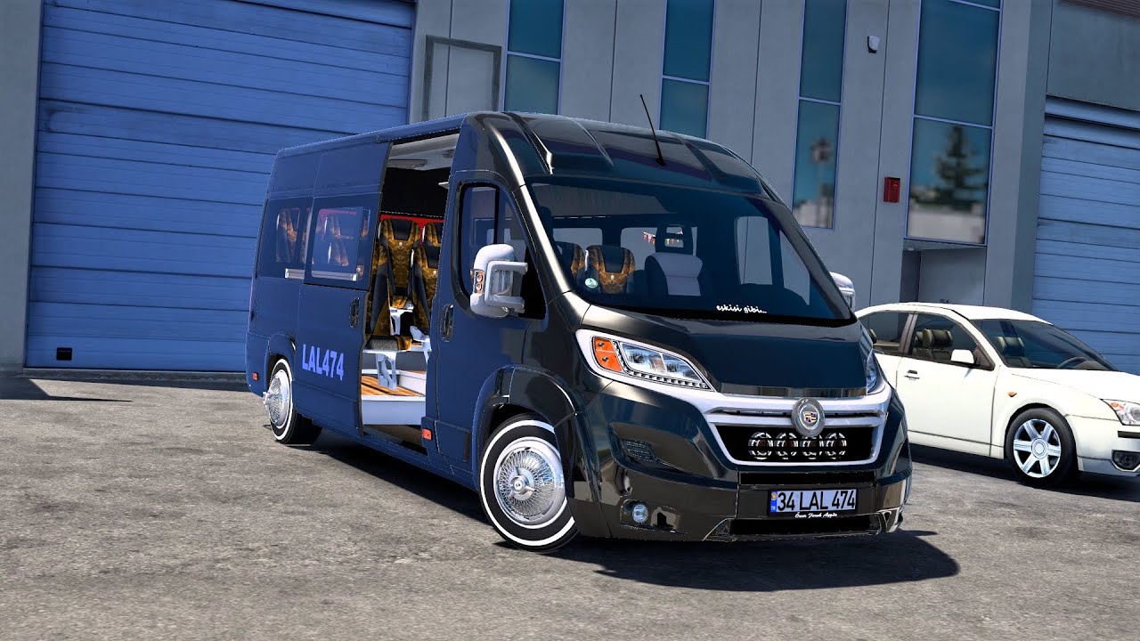Realistic Driving Fiat Ducato | ETS2 1.55 Bus mods