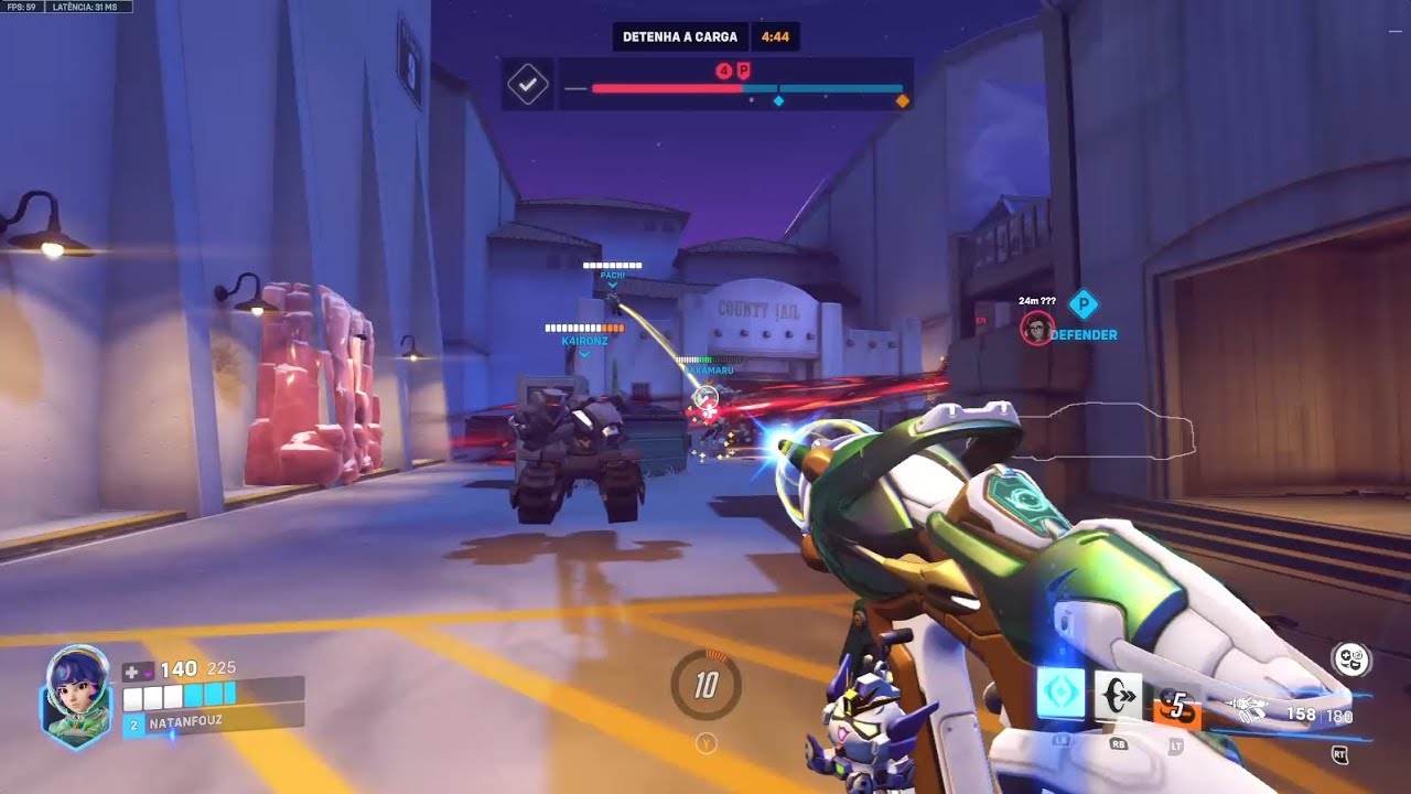 Uma partida de Overwatch muito disputada mas que meu time levou a pior. Sem comentários