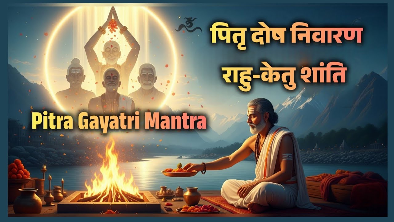 Pitra Gayatri Mantra 🔱 | पितृ दोष निवारण, Rahu Ketu Shanti, Pitru Paksha 2025 Special
