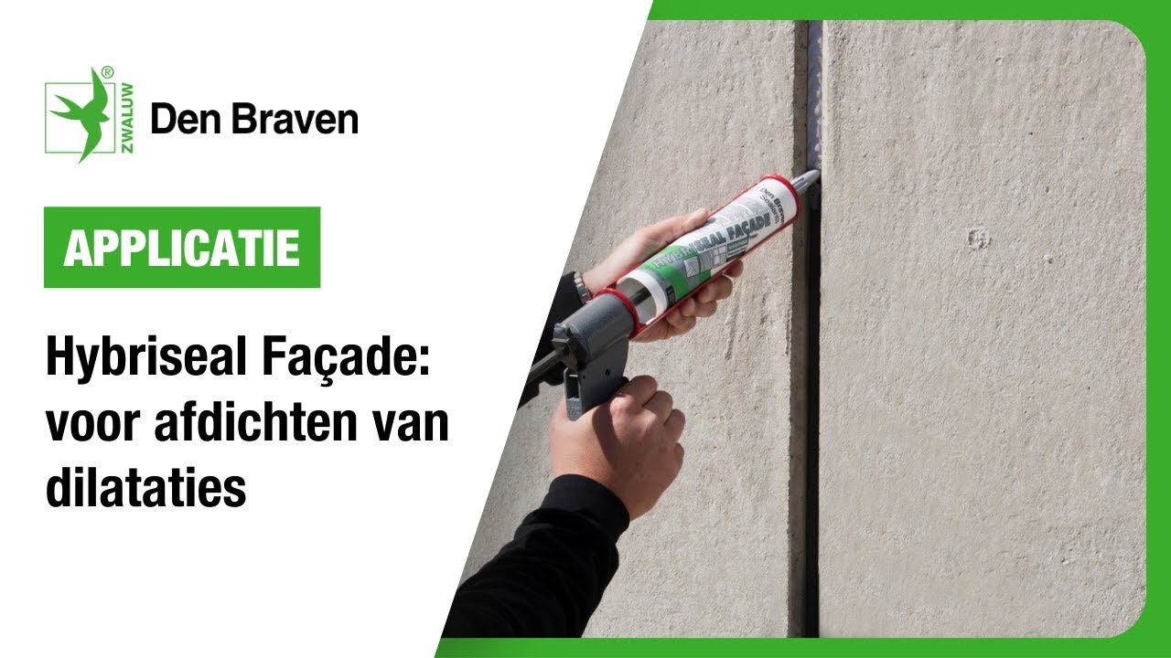 Zwaluw Den Braven Hybriseal® Façade: afdichtingskit | Applicatie | Bostik Benelux