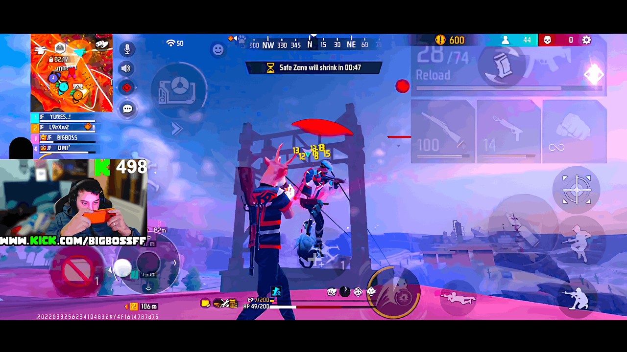 فري فاير : شاهد أقوى روم لJOKO FORCE  في FINAL RUSH POINT  لبطولة HALLOWEEN 😱​💥​