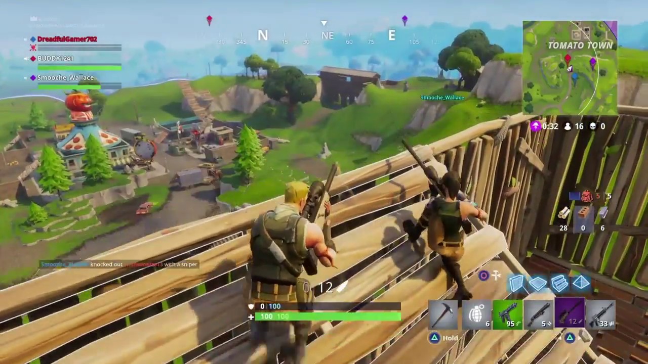 MY FIRST DOPE FORTNITE FORT!!