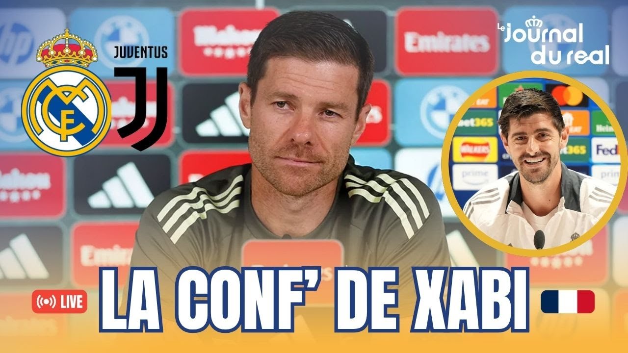 🔴🇫🇷 LIVE | REAL MADRID-JUVENTUS | LA CONFÉRENCE DE PRESSE DE XABI ALONSO ET COURTOIS EN FRANÇAIS !