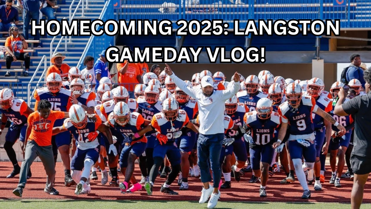 Homecoming Game Day Vlog at Langston | I'm the Kicker | EP.6