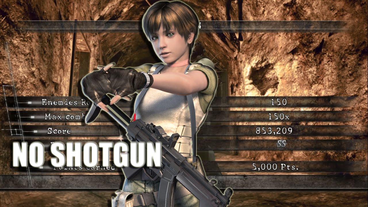 Desafío: Prisión Solo 853,209 Rebecca SIN ESCOPETA | RE5 Mercenaries United