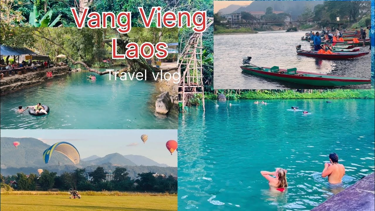 Vang Vieng, the small town with stunning nature and adventure capital of Laos. @Globaltraveltale 