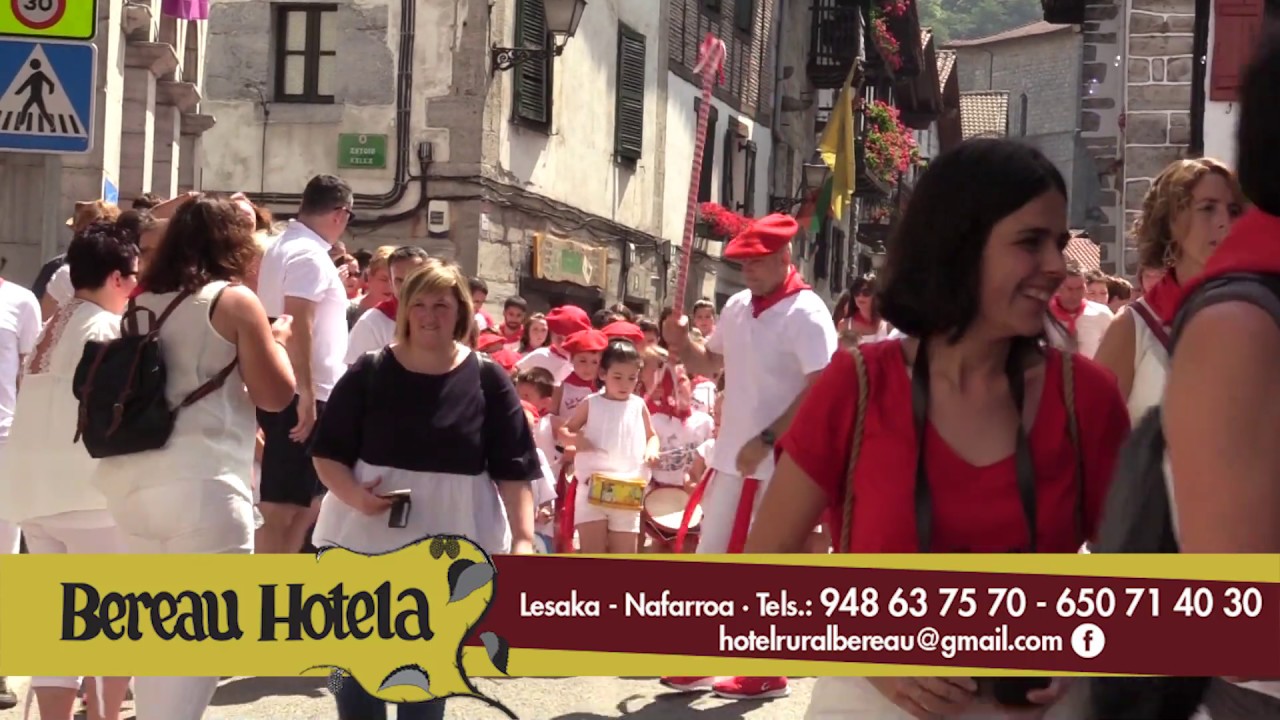 Bestak 2019 Lesaka txupinazoa I haurren tanborrada