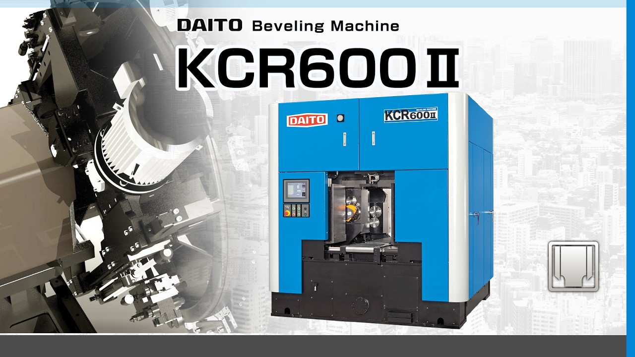 コラム開先加工機　KCR600Ⅱ