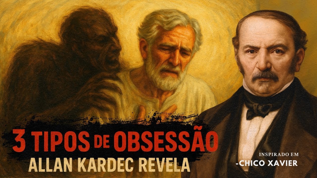 3 tipos de Obsessão espiritual explica Allan Kardec (Você precisa saber disso AGORA)