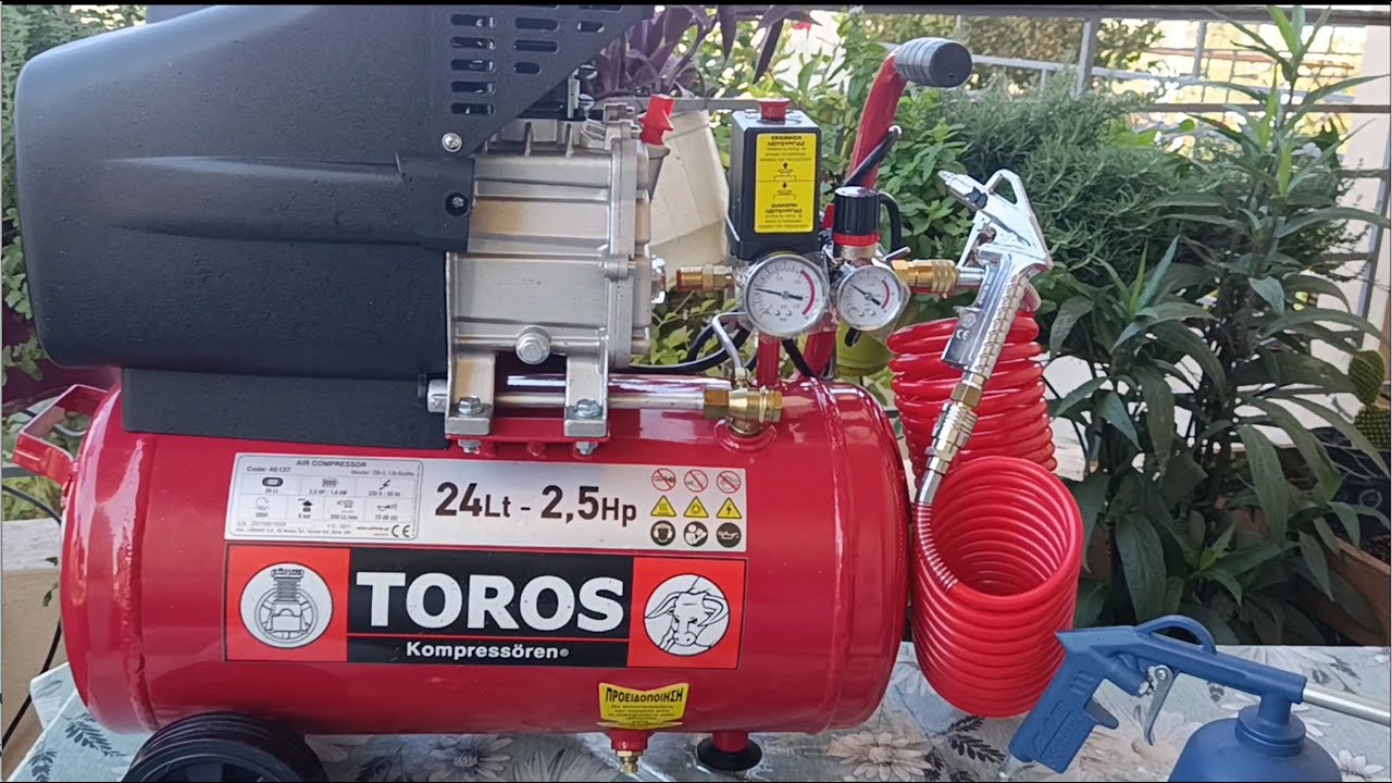 Toros 24L ZB-0.1/8-BM (40137) - Αεροσυμπιεστής