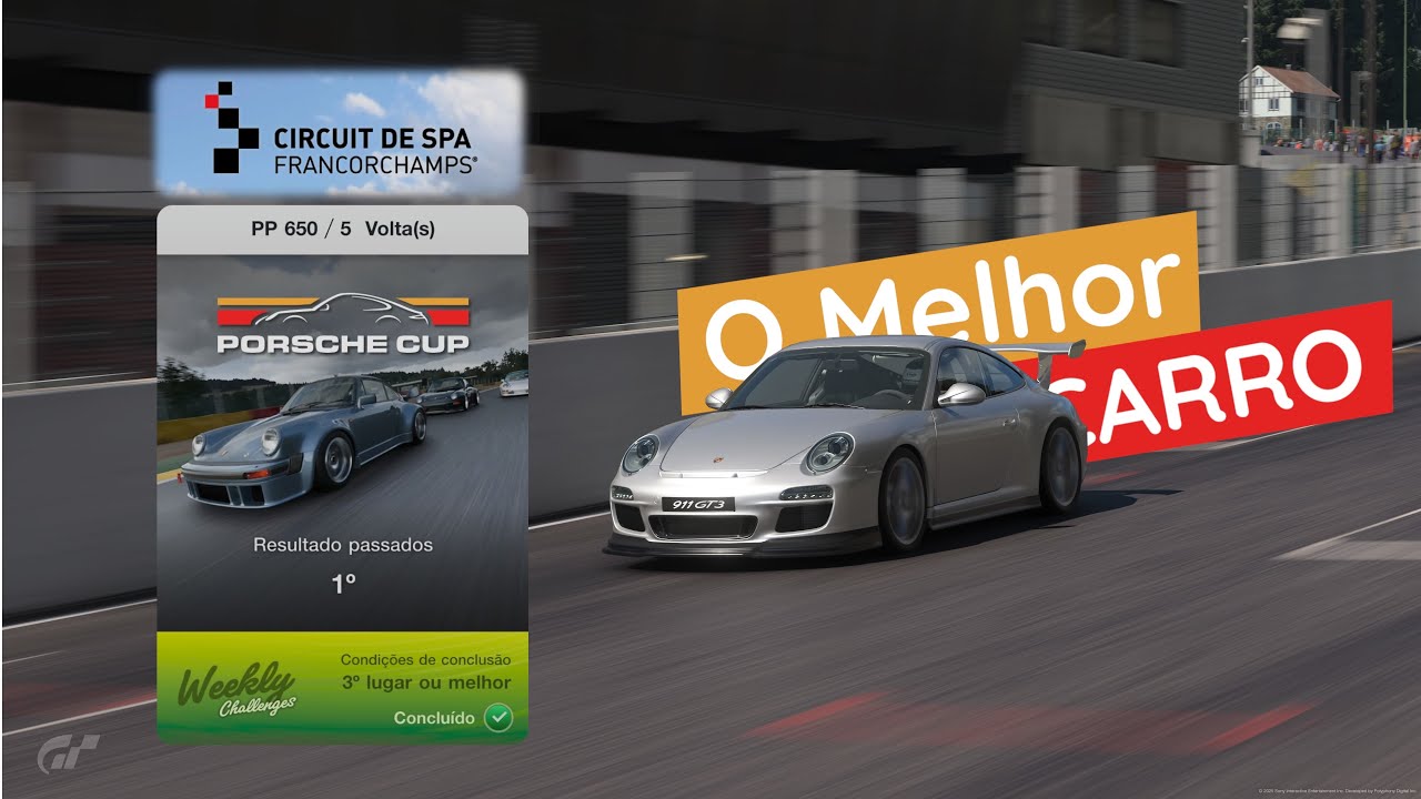 O MELHOR CARRO para vencer a PORSCHE CUP em SPA | Gran Turismo 7 (Carro e Setup)