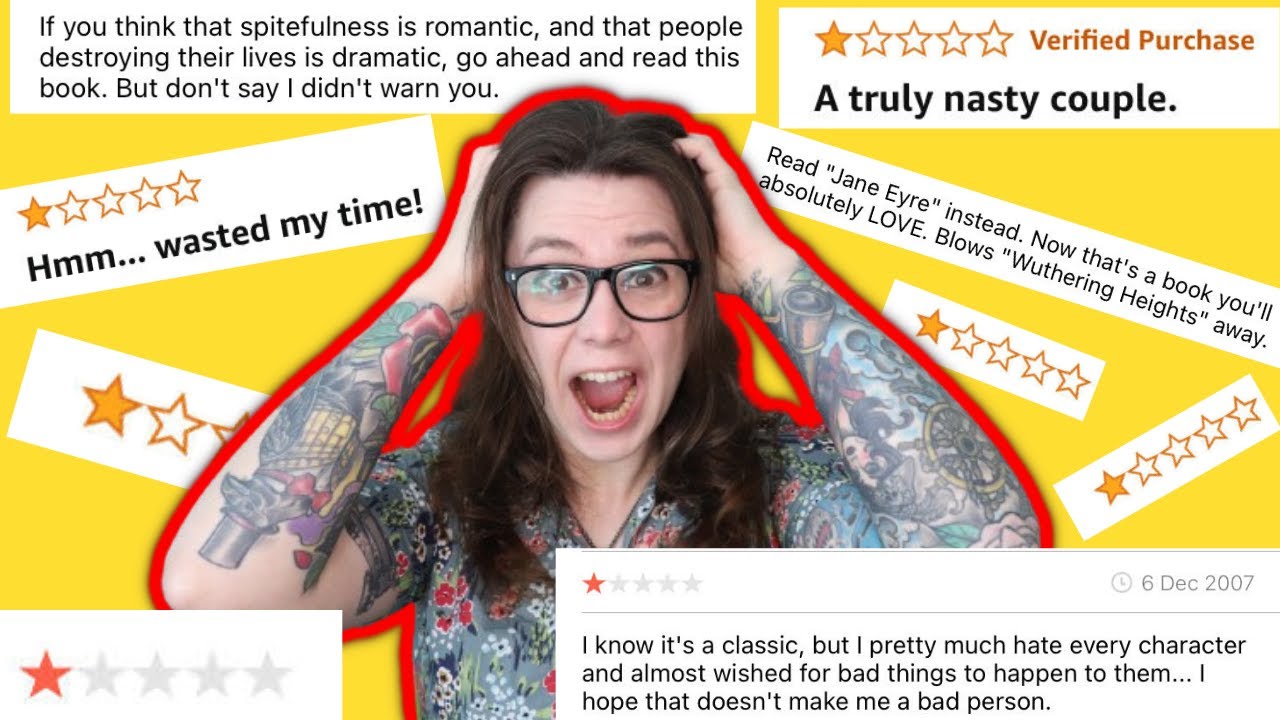 Reacting to one-star reviews of Wuthering Heights