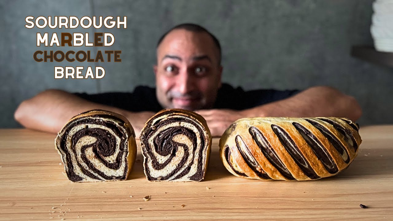 Marbled Chocolate Sourdough bread