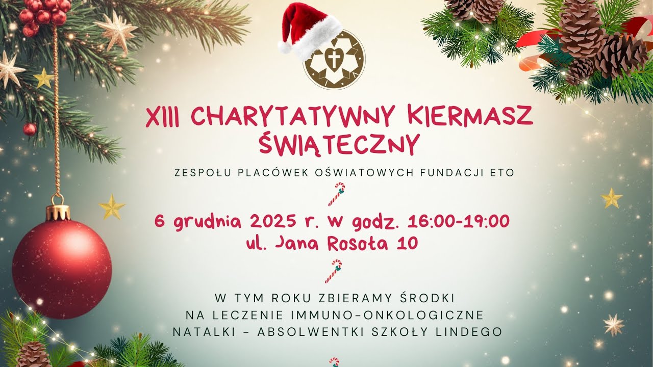 Świąteczny kiermasz charytatywny placówek edukacyjnych Ewangelickiego Towarzystwa Oświatowego 2025