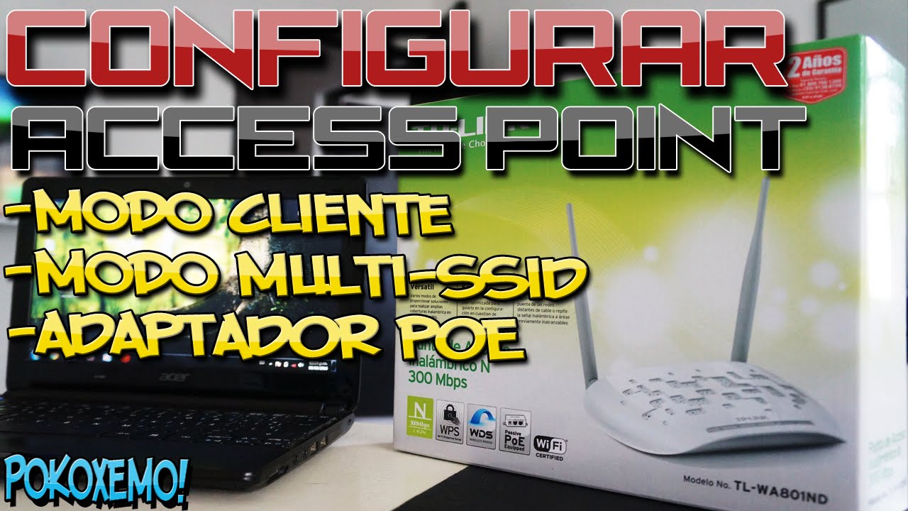 Como Configurar y Utilizar un Access Point TP-LINK en Modo Cliente | Multi-SSID | PoE Bien Explicado