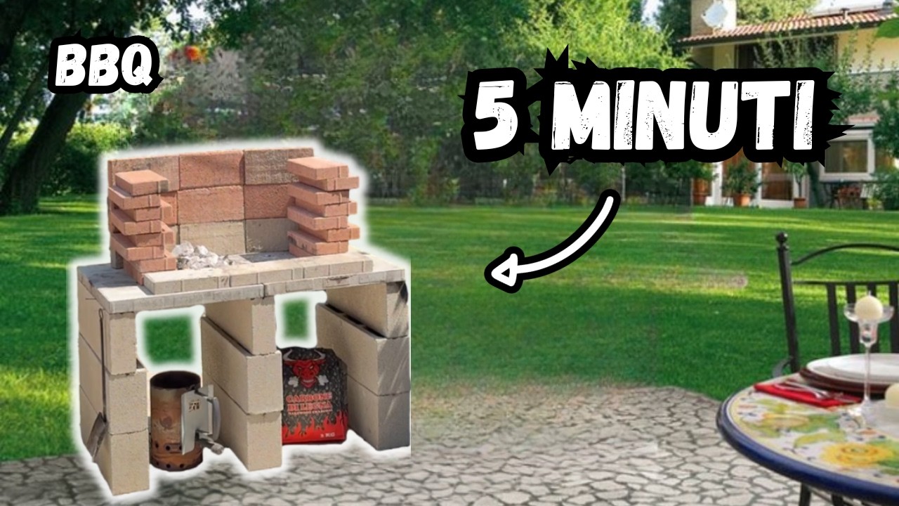 Come Costruire un Barbecue con Solo 30&euro; - Sfida di Risparmio!