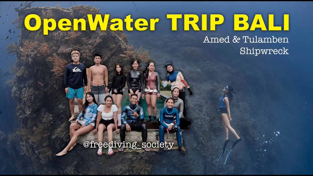 OW Trip Bali to Amed & Tulamben | Japanese Shipwreck | USAT Shipwreck | Freediving