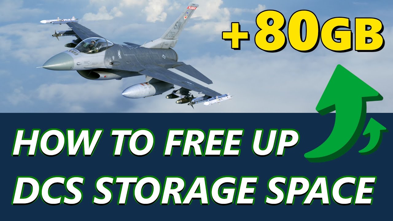 How to Move DCS World Maps to FREE Up Disk Space