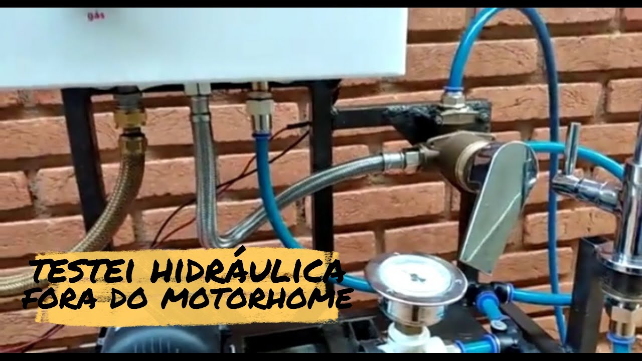 TESTEI O SISTEMA HIDRÁULICO FORA DO MOTORHOME | Bagheera # ep4