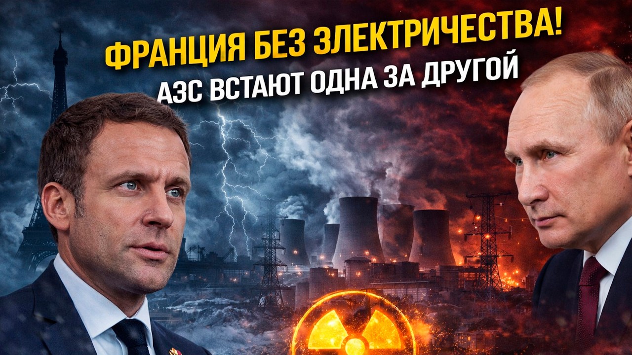 ФРАНЦИЯ БЕЗ ЭЛЕКТРИЧЕСТВА! Россия перекрыла уран — АЭС встают одна за другой